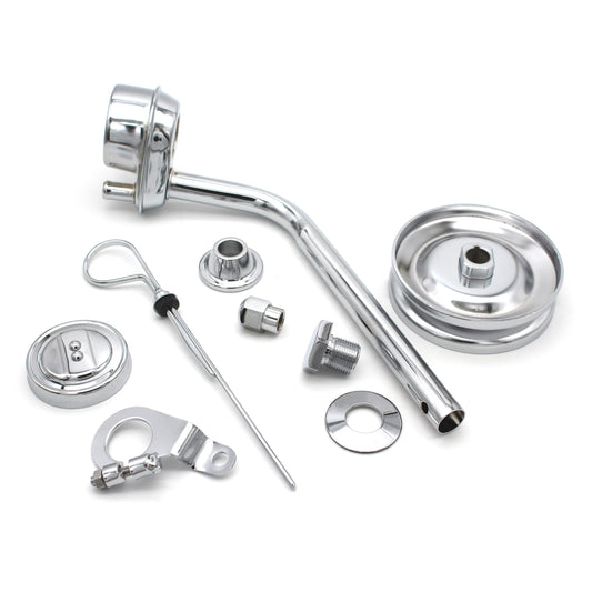 Deluxe Chrome 9-Piece Engine Dress-Up Kits for Type-1