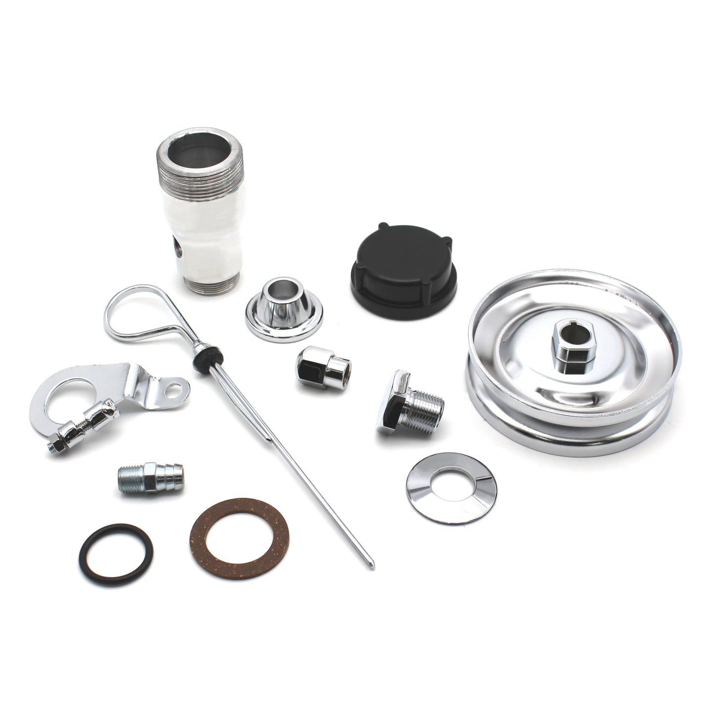 Deluxe Chrome 9-Piece Engine Dress-Up Kits for Type-1