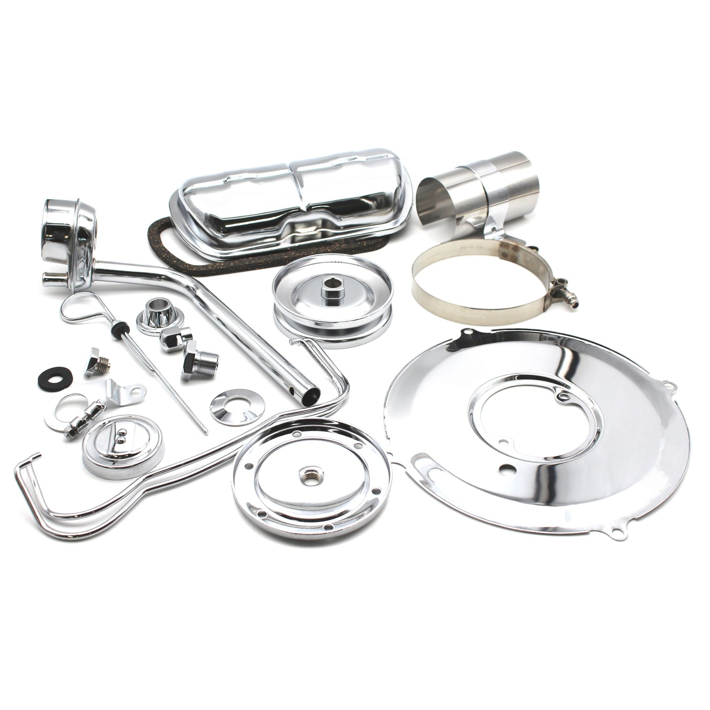 Super Chrome 19-Piece Deluxe Engine Dress-Up Kits for Type-1