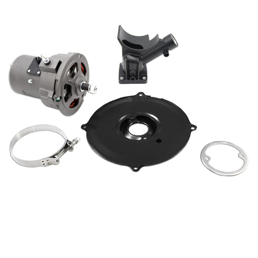 Standard Gray VW (60 or 75) AMP Alternator Conversion Kit for Type 1 and 2