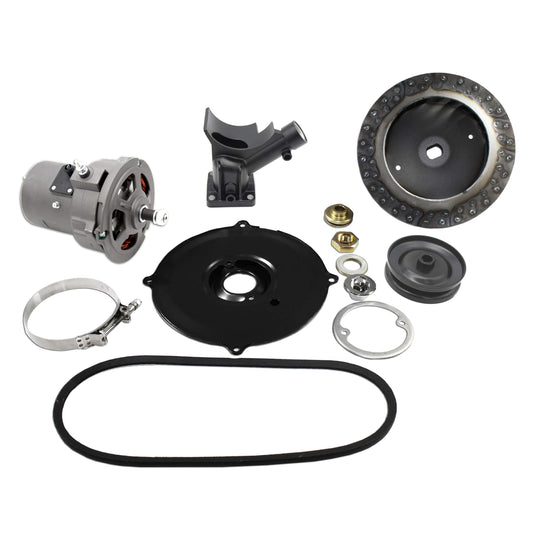 Complete+ Gray VW (60 Or 75) Amp Alternator Conversion Kit for Type 1 and 2