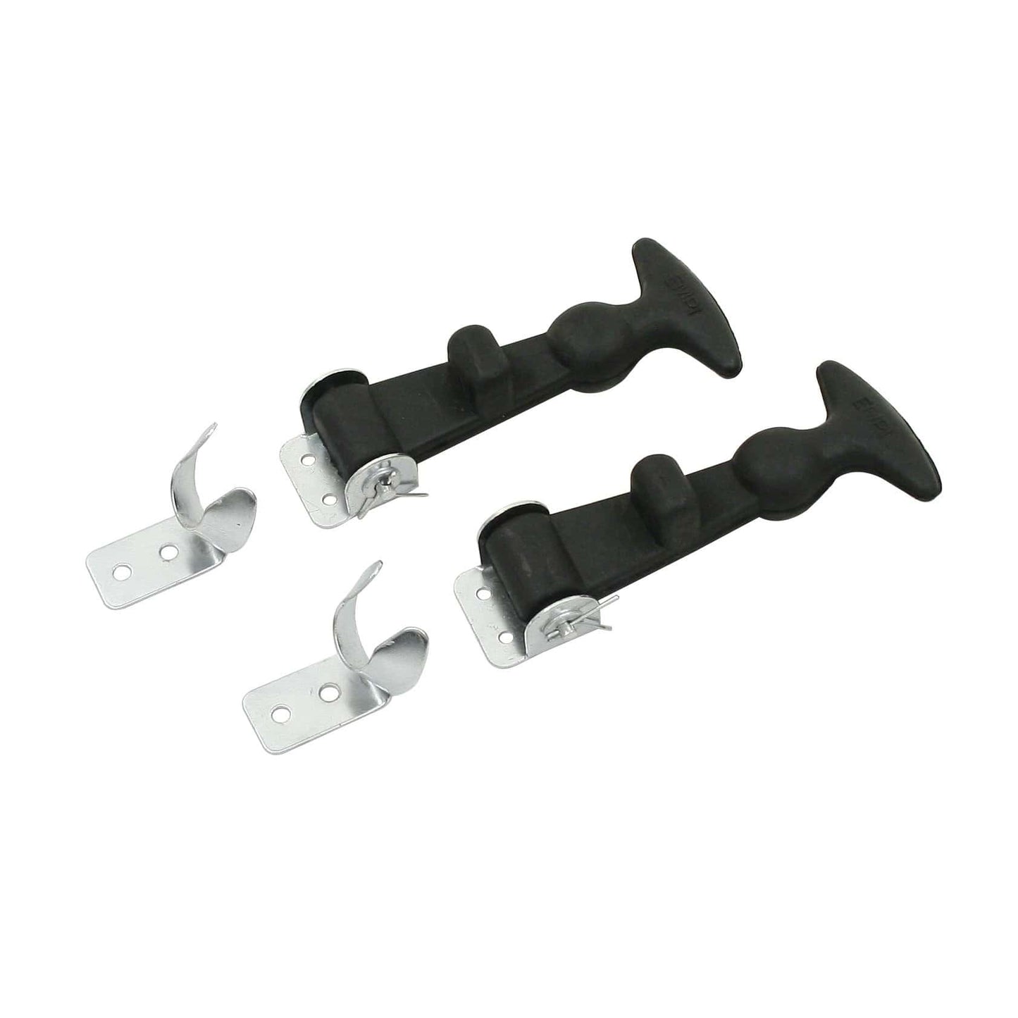 Rubber Hood Hold-Downs, Pair