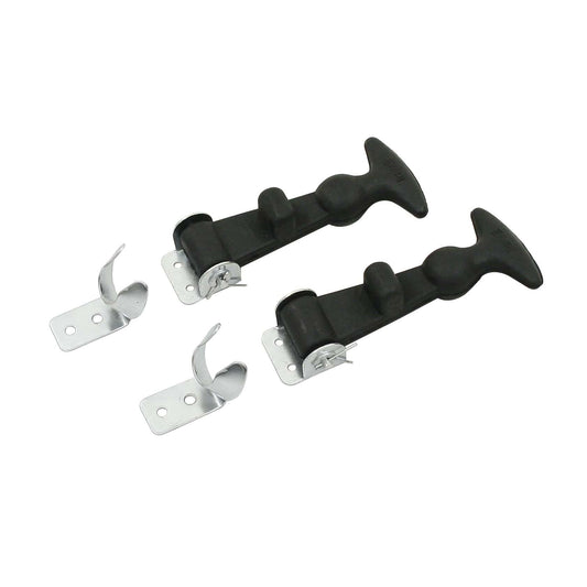 Rubber Hood Hold-Downs, Pair