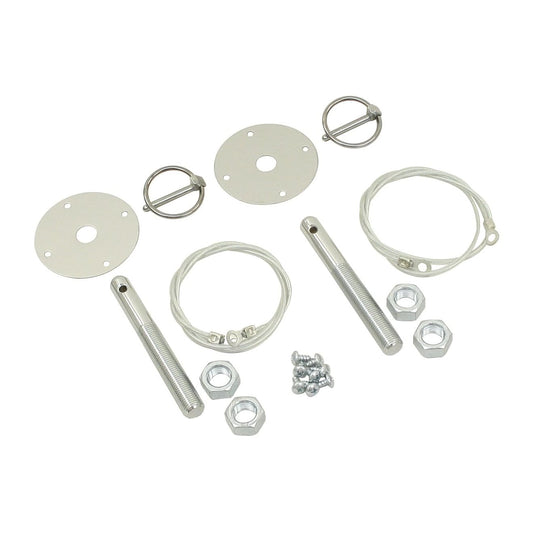 Baja Hood Pin Kit w/ Lanyards, Pair