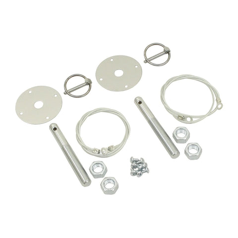 Baja Hood Pin Kit w/ Lanyards, Pair