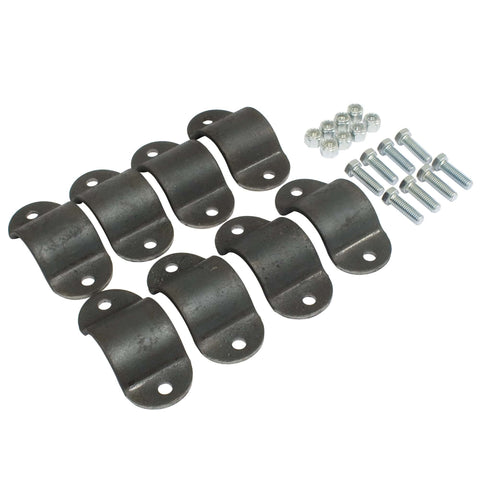 Raw Axle Beam Clamp Kit, 8 pcs. (Incl. Hardware)