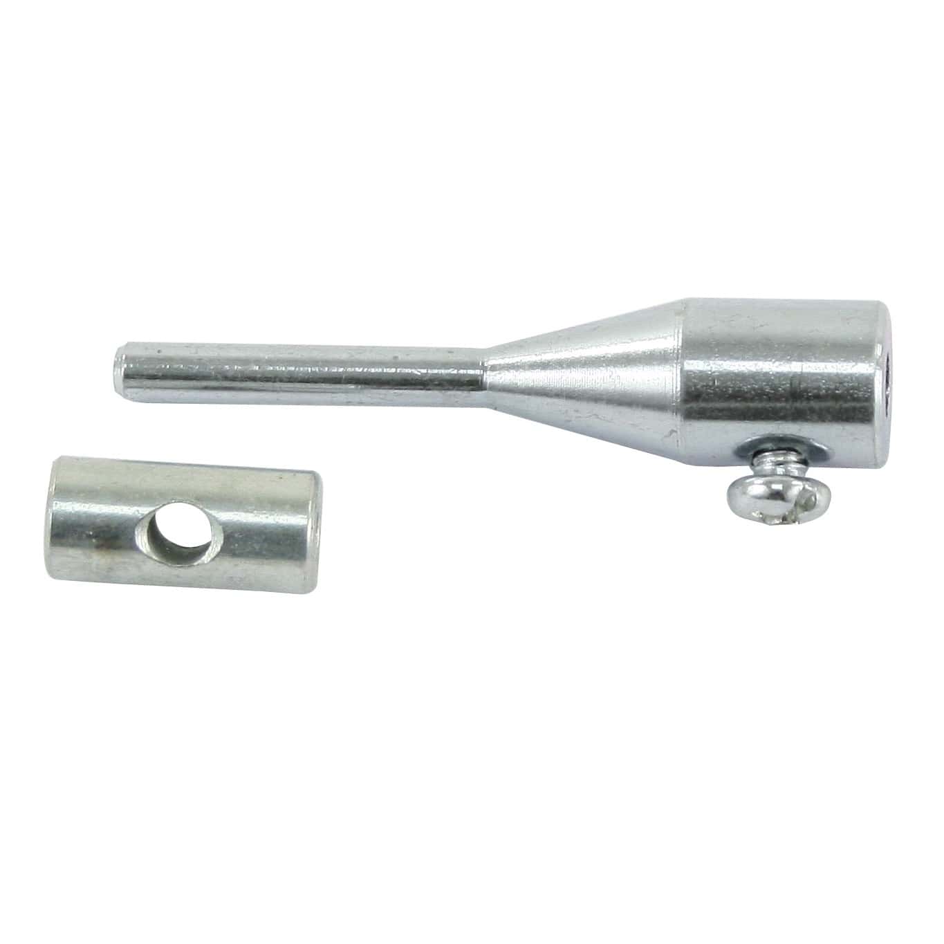 Throttle/ heater Cable Extending Kit, 2 pcs. (Fits on cable end or cable)