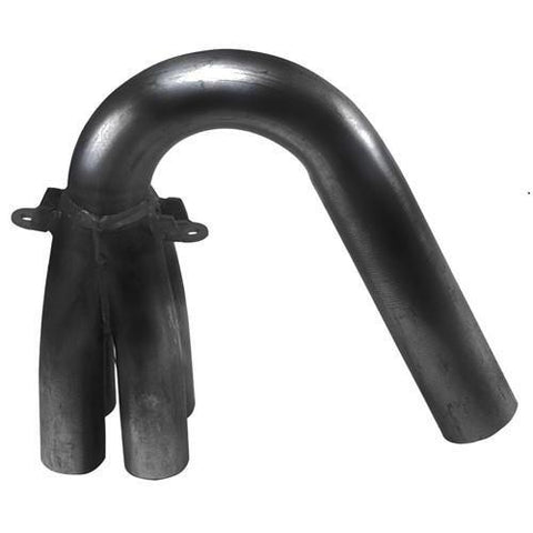 1 1/2" U-Bend Collector Only, Black - AA Performance Products