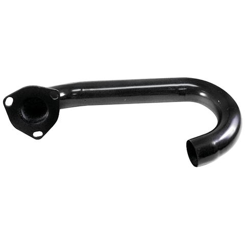 Pipe Bend, Black, Connects Muffler to Header, Black - AA Performance Products