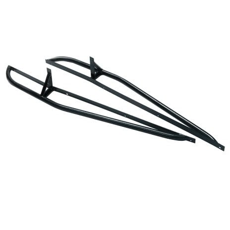 Low Mount Baja Bars, 1-1/4" Tube, (Raw), Pair