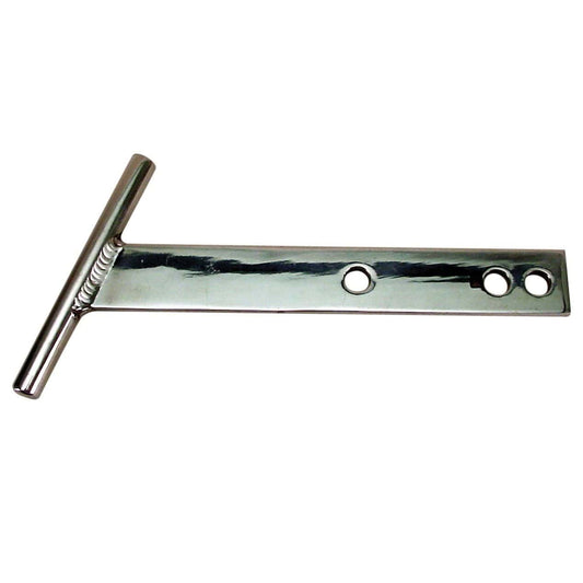 Polished Aluminum T-Bars, Pair