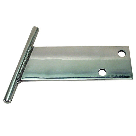 Polished Aluminum T-Bars, Pair