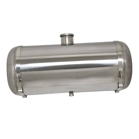 Polished Stainless Steel Gas Tank Kits - 10" Diameter