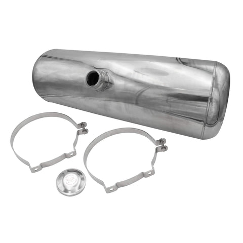 Polished Stainless Steel Gas Tank Kits - 10" Diameter