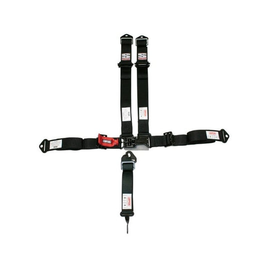 D3 2" x 2" Latch & Link Harness w/ No Pads, Black