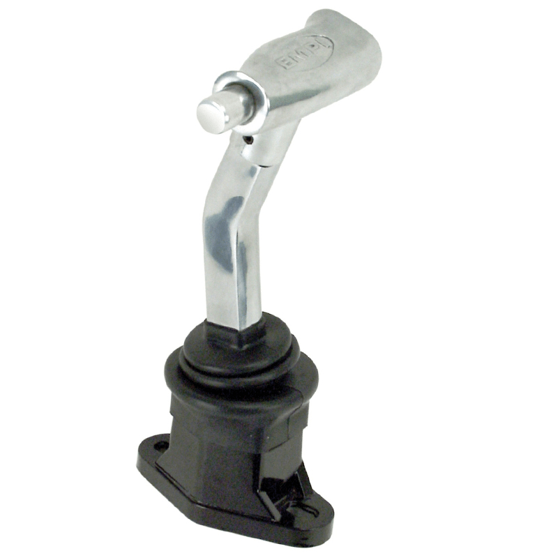 EMPI Shifter, T-Handle Style, Tall, Right Hand Drive, Polished w/Black EMPI Shifter, T-Handle Style, Tall, Right Hand Drive, Polished w/Black