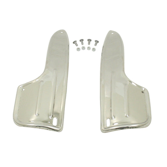 Vintage Fender Guards, Stainless Steel, Rear, Type 1, Pair, w/ Hardware