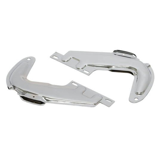 Chrome Hood Hinges, Pair