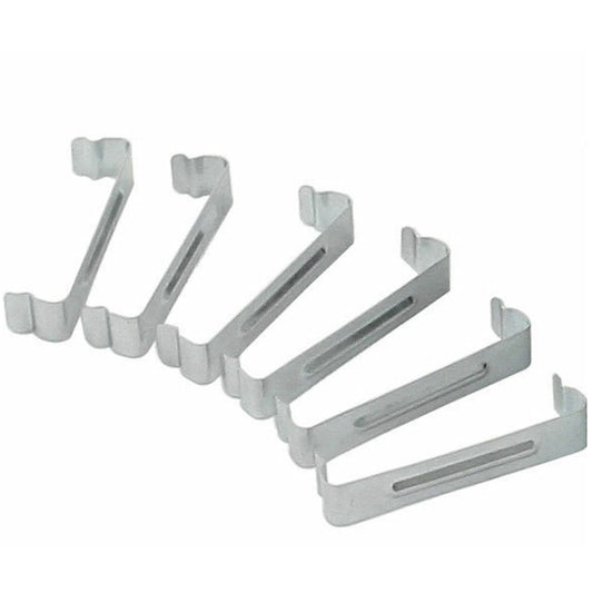 Rectangular Replacement Clips 2-1/2", Pack of 6