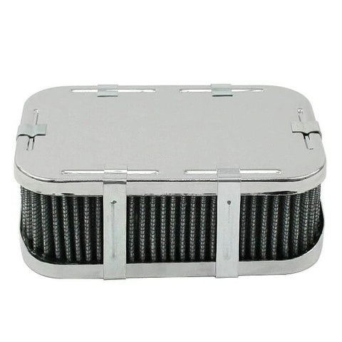 Rectangular Air Cleaner EMPI HPMX/WEBER IDF/EMPI "D" Series 2-1/2" High w/ Gauze