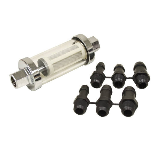 Fuel Filter Only with 1/4", 5/16", and 3/8" fittings