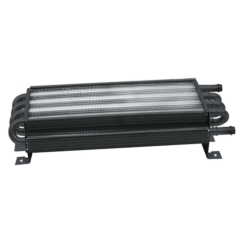 Skin Packed 8-Pass Oil Cooler Kit, 1/2" Hose Barb, w/Booster Kit - AA Performance Products