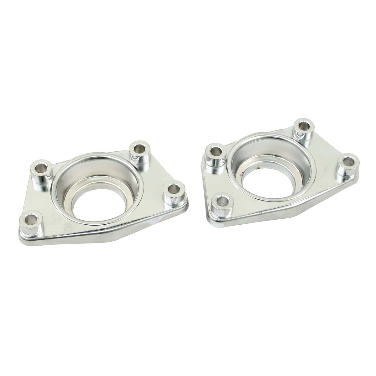 Chrome Spring Plate Caps - I.R.S., Pair