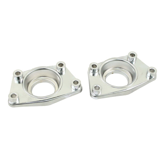 Chrome Spring Plate Caps - I.R.S., Pair
