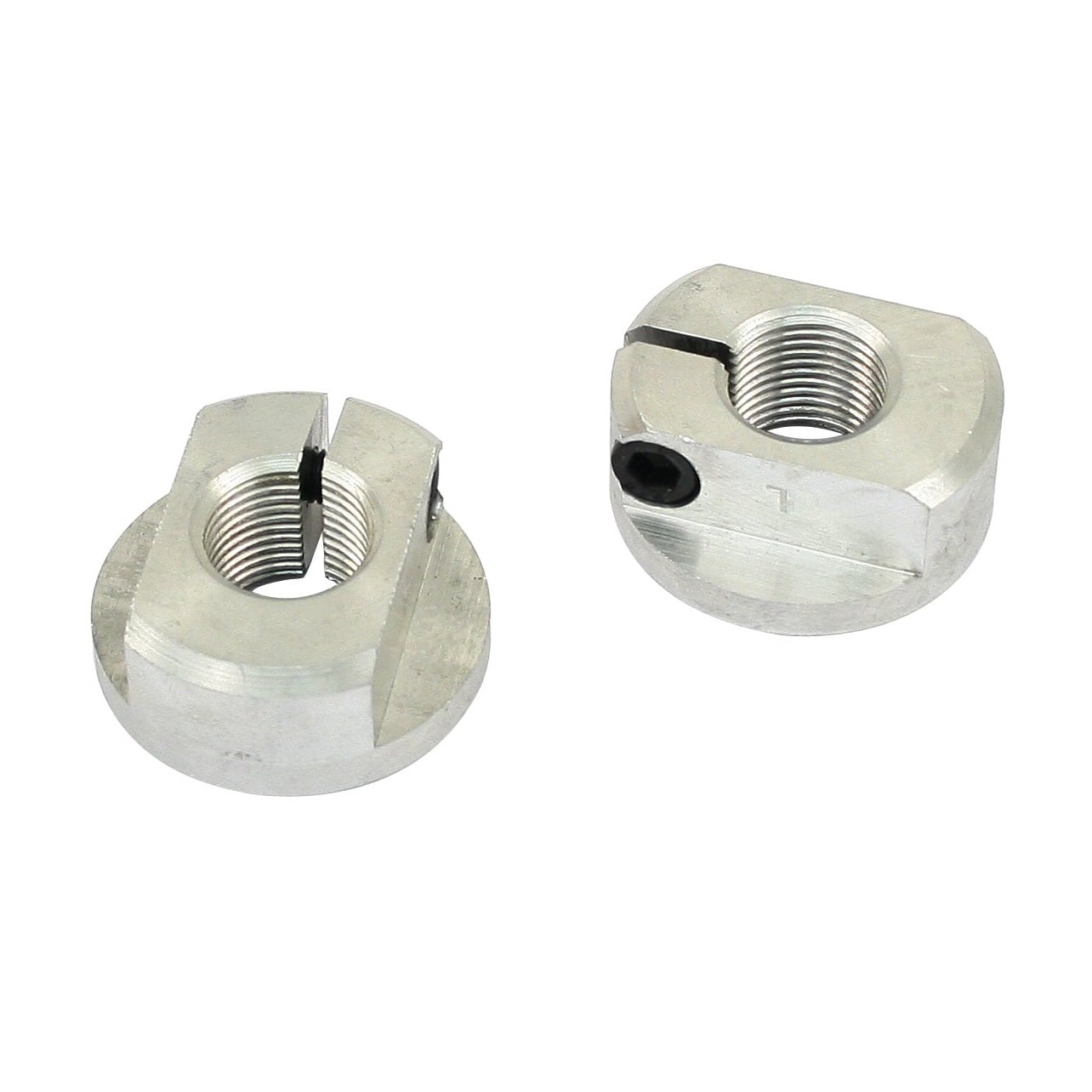 Aluminum Link Pin Clamp Nuts, Pair