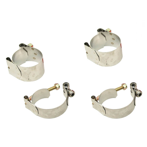Stainless Steel Clamps Only, Link Pin/Ball Joint, Type 1, Set of 4