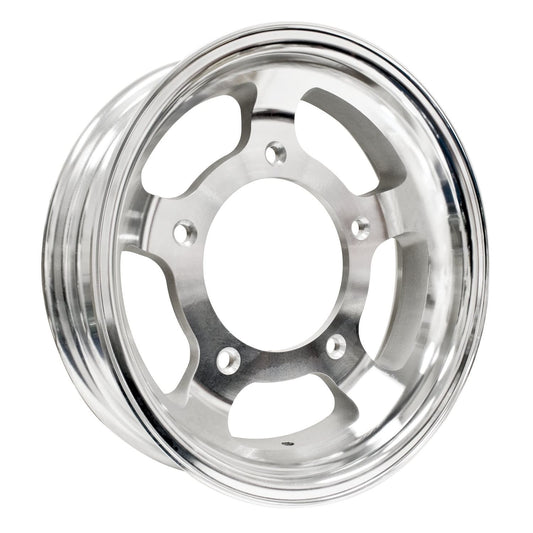 EMPI Race-Trim Off-Road Wheel, Machine Finished Aluminum, 15"x4"