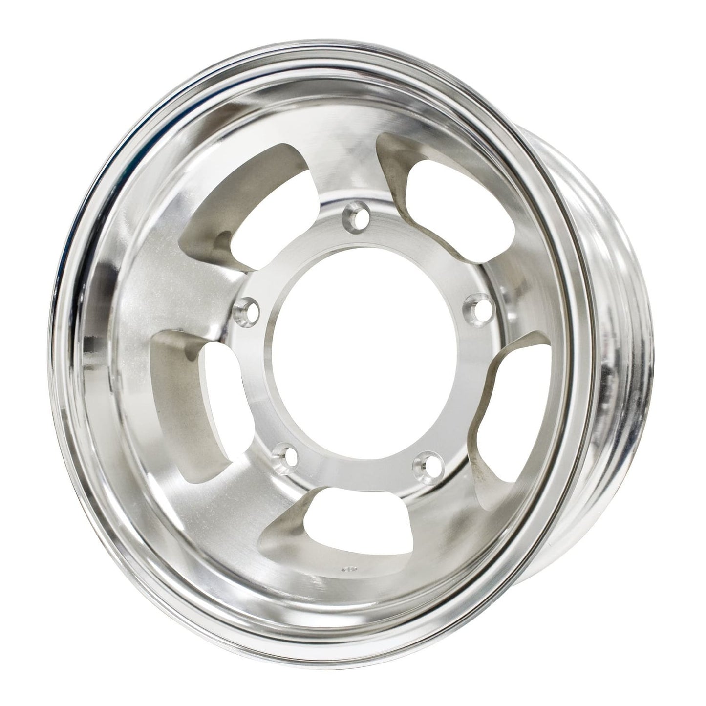EMPI Race-Trim Off-Road Wheel, Machine Finished Aluminum, 15"x6.5"