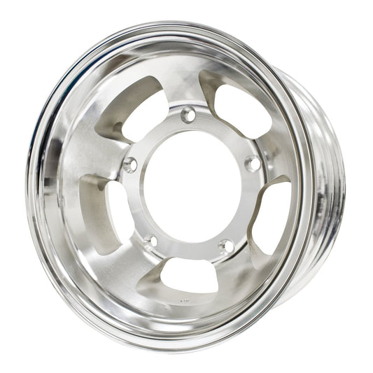 EMPI Race-Trim Off-Road Wheel, Machine Finished Aluminum, 15"x6.5"