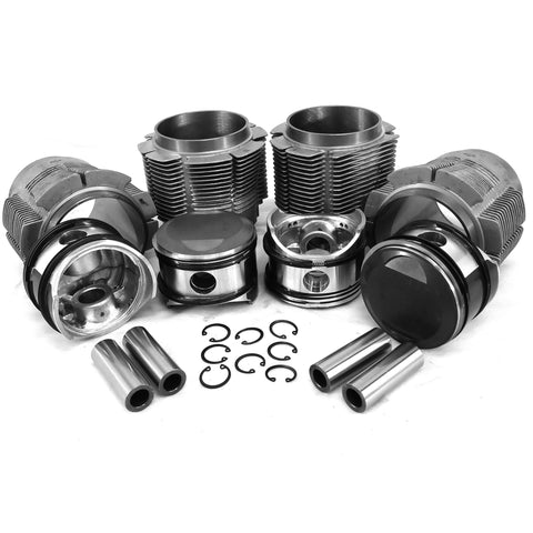 86mm Porsche 356A & B Big Bore Piston & Biral Cylinder Kit - AA Performance Products