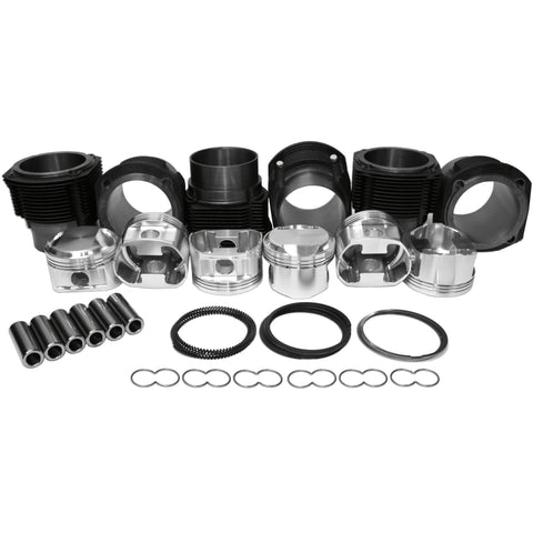 Porsche 911S 2.7L 92mm Big Bore JE P&C kit  C/R 9.5:1 Cast Iron liner - AA Performance Products
