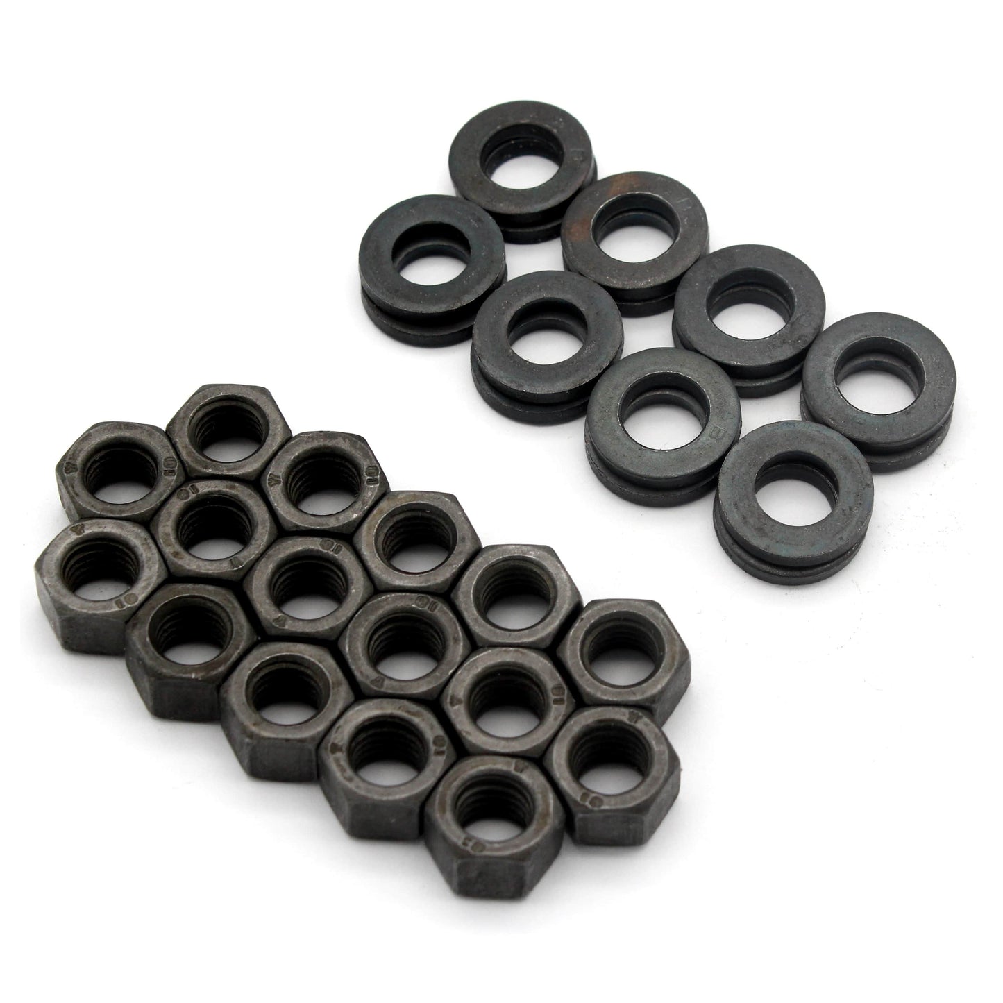 Cylinder Head Hex Nut & Washer Set, 10mm