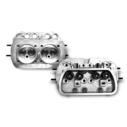 VW 1600 STOCK DUAL PORT CYLINDER HEAD, 35.5X32 "Pair" - AA Performance Products