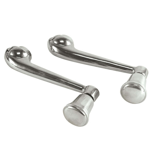 Billet Knob Window Cranks, Type 1, thru 66, Pair