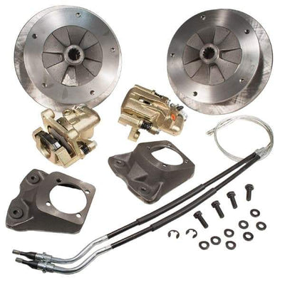 Disc Brake Kit, Rear, e-Brake, Zero Offset, Wide-5 (VW Pattern - 5x205) - AA Performance Products