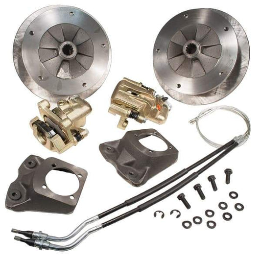 Disc Brake Kit, Rear, e-Brake, Zero Offset, Wide-5 (VW Pattern - 5x205) - AA Performance Products