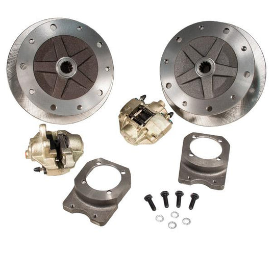 Disc Brake Kit, Rear, Non e-Brake, 1in. Offset, Wide-5 (VW Pattern - 5x205) - AA Performance Products