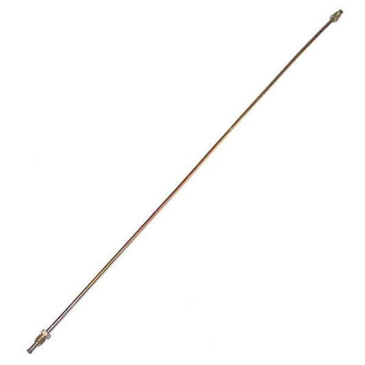 Metal Brake Line, Rear, Right Side (Passenger Side) at the 'T', 635mm (approximately 25") - AA Performance Products