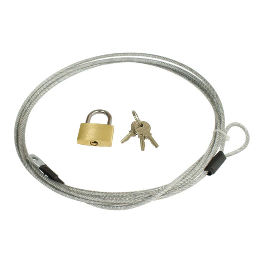 Lock and Cable for Car Covers