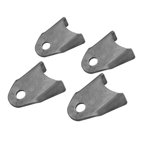 90 Degree Formed Mount Tab, 3/8" Hole, Set of 4