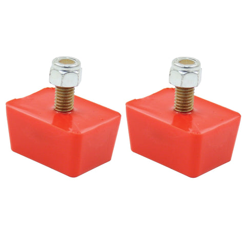 Urethane Rectangle Bump Stop, Pair