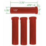Urethane Axle Beam Bushing Kit, Inner & Outer, for King & Link Pin w/ Needle Bearings, 4 pcs., All the Same