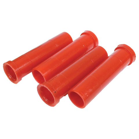 Urethane Axle Beams Bushing Kit, 7.35" Long w/ .006" Collar & Fluted ID. for Aluminum or Steel Beams 2.000" O.D. Tube/.120 Wall, 4 pcs., All the Same