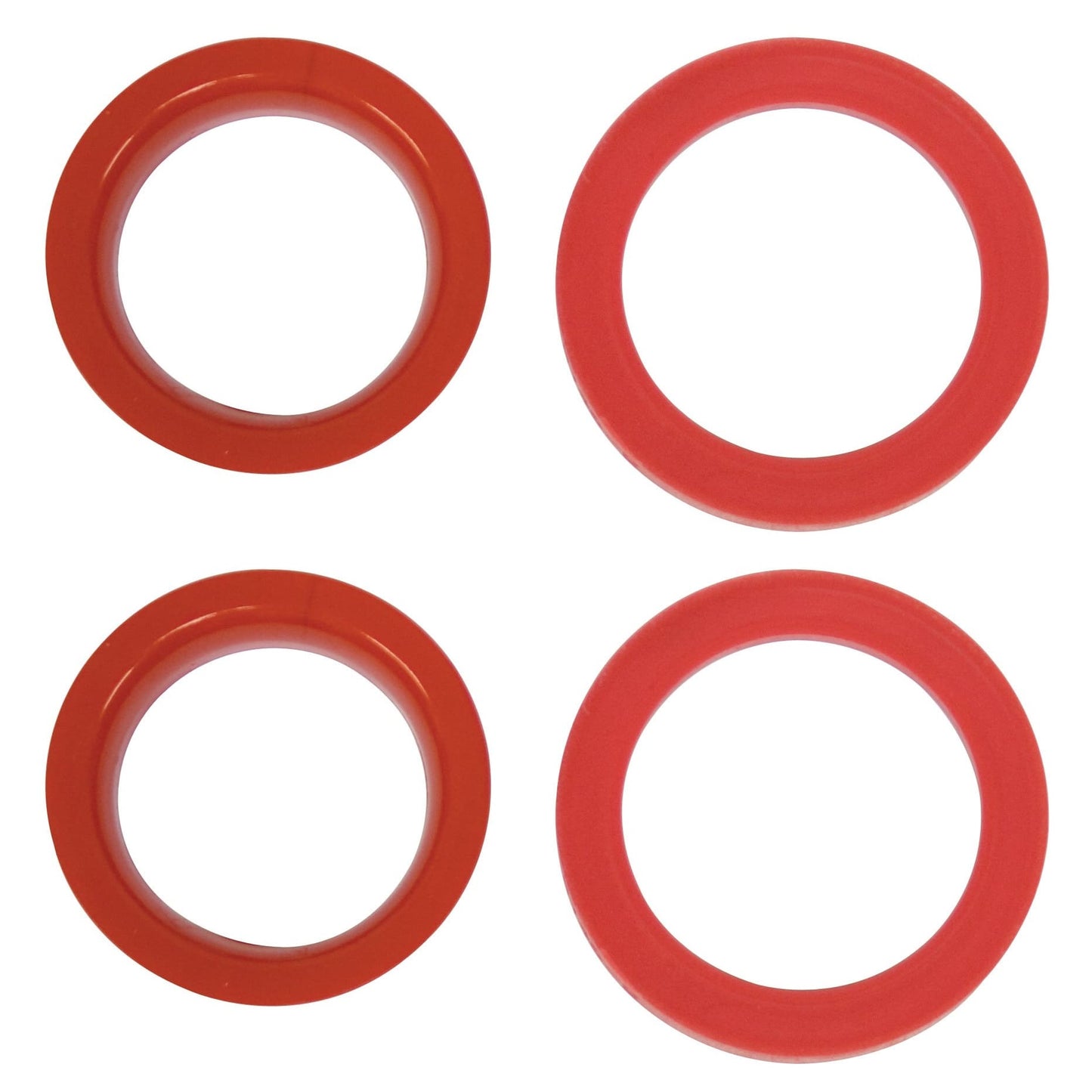 Urethane Axle Beam Tube Seals, Type 1 w/ Ball Joint, 4 pcs., 2 Small, 2 Large