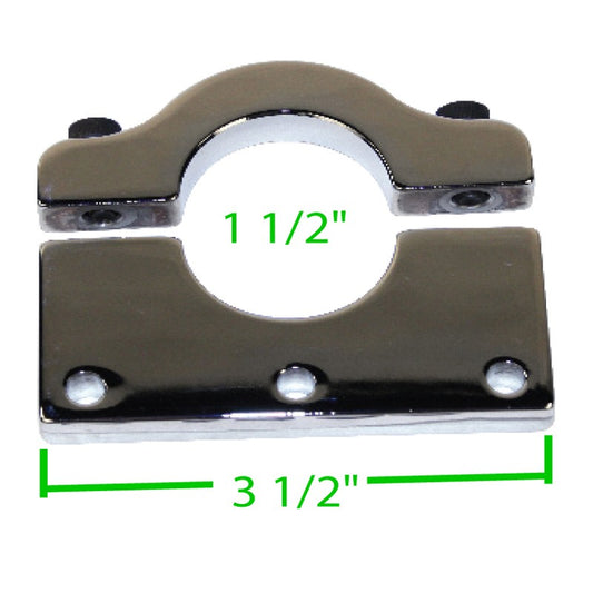 Side-Drilled Billet Brackets, 3-1/2" Wide