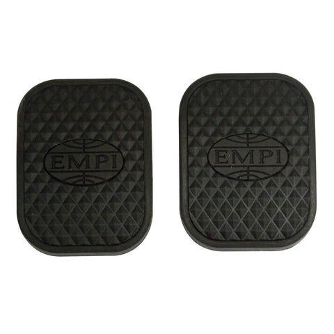 Pedal Pads Clutch / Brake, w/ EMPI Logo, Pair - AA Performance Products